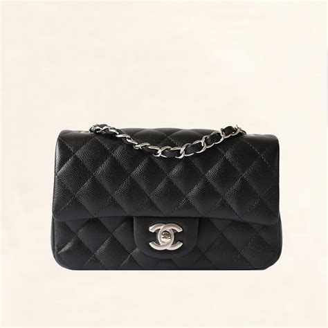 chanel flap bag with top handle silver hardware